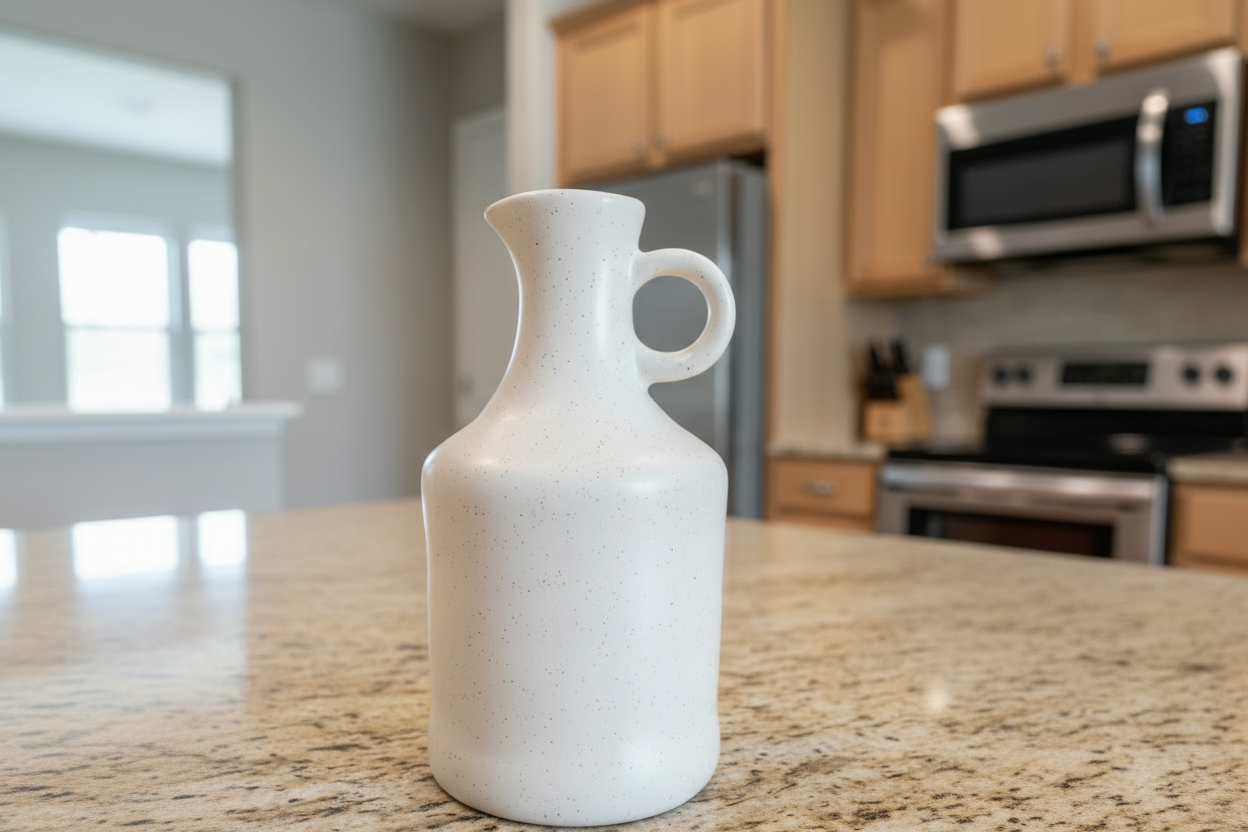 Handcrafted Ceramic Oil Jug