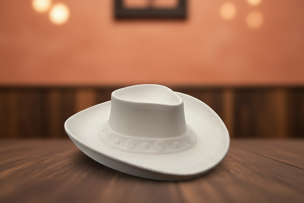 Handmade Ceramic Cowboy Dipper